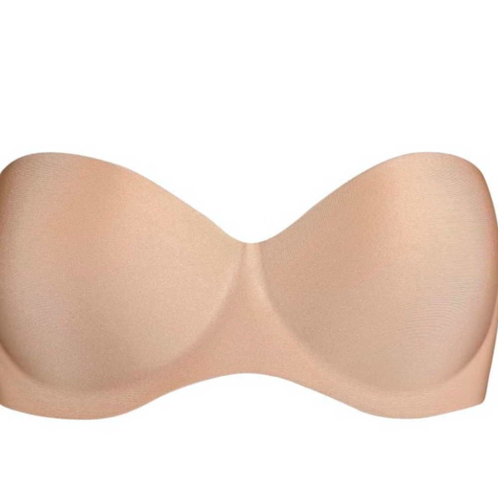 Nude Strapless Push Up Bra